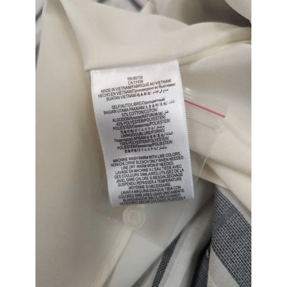 BCBGeneration NWT Grey & White Dress Size‎ 2